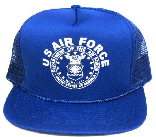 1 hvAir Force Mesh Caps - royal blue $1.00 each