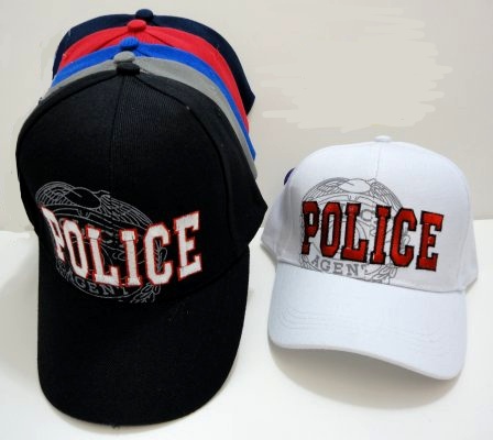 Police Embroidered Twill CAP