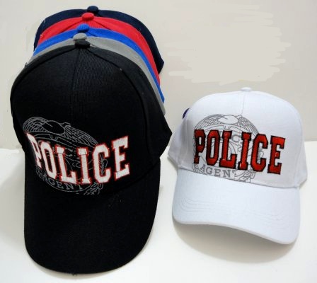 POLICE Embroidered Twill Cap