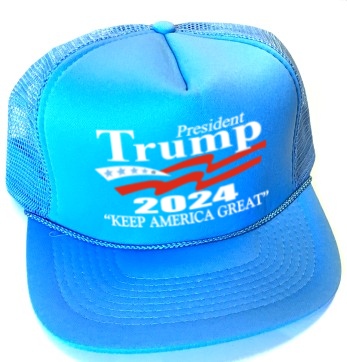 1 gPresident Trump 2024 caps - light blue