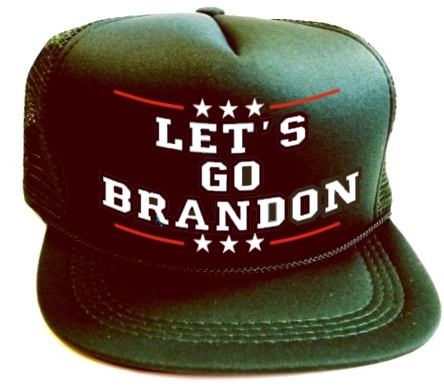 1 gLet's Go Brandon printed YOUTH HATs - dark green