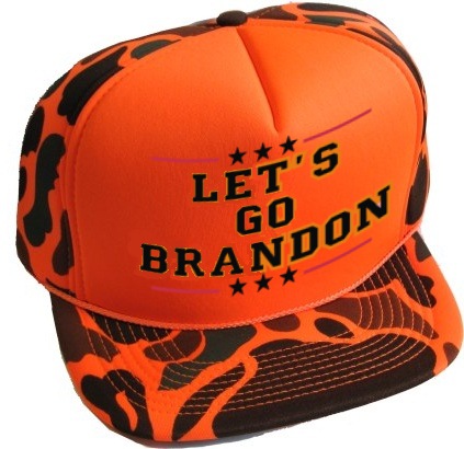 1 eLet's Go Brandon printed winter HATs - plain front