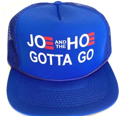 1 gJoe And The Hoe Gotta Go printed mesh HATs - royal blue