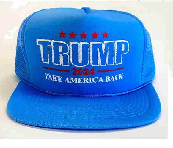 1 eTrump 2024 Take America Back printed HATs - columbia