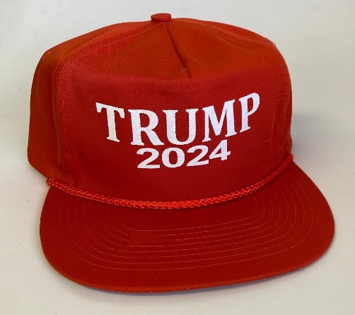 1 aTrump 2024 Golf HATs-orange