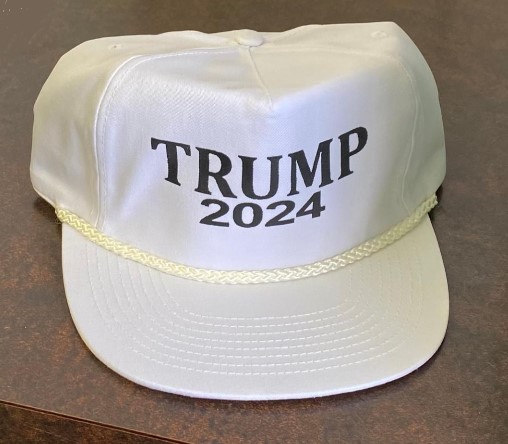 1 aTrump 2024 Golf HATs-white