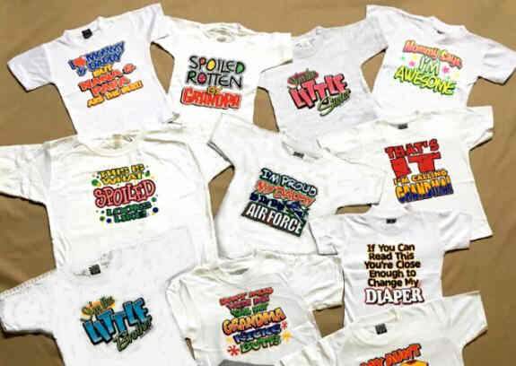 1 ahPrinted Toddler Tees Lot