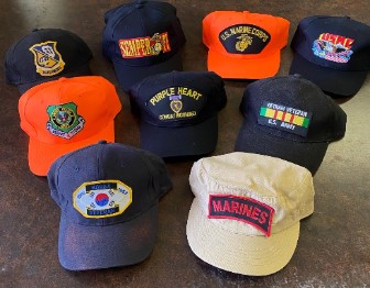 Cloth CAPS with Embroidered Patches
