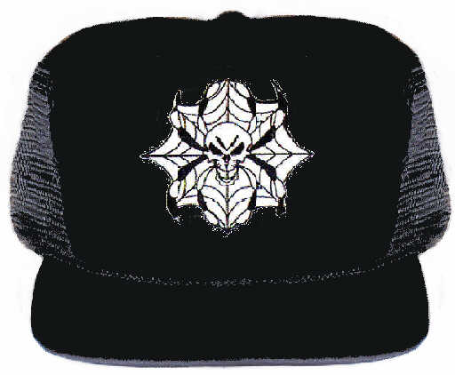 BIKER Mesh Hat with Embroidered Patch