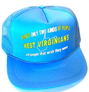 Printed West Virginia Mesh Caps