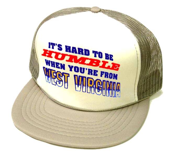 Printed West Virginia Mesh Caps