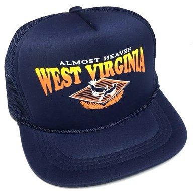 Printed West Virginia Youth Mesh CAPS