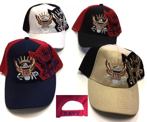 Military Embroidered Twill Cap
