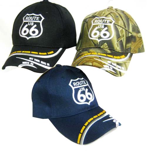 ROUTE 66 Embroidered Acrylic Cap