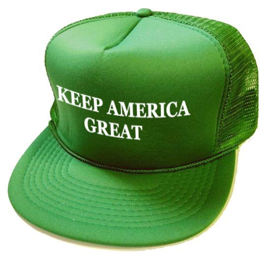 1 mKeep America Great HATs - kelly green