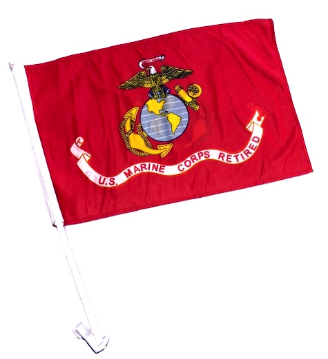 Military Car Flag