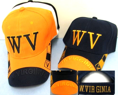 West Virginia Embroidered Twill CAP