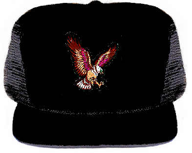 BIKER Mesh Hat with Embroidered Patch