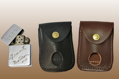 Leather Case for ''Zippo'' Style Lighter