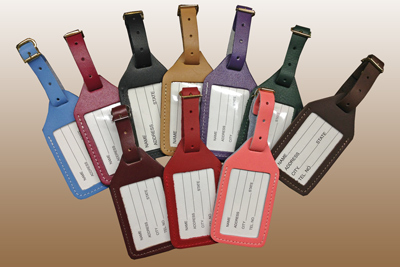 Leather Window LUGGAGE Tag