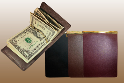 Leather Money Clip