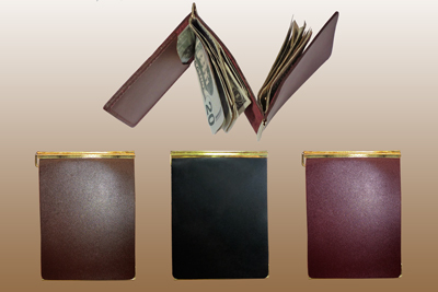 Double LeaTHEr MONEy Clip