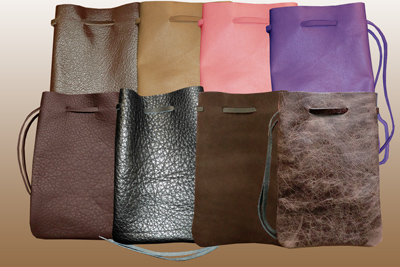 Large LEATHER Pouch Seconds