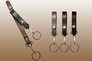 Leather BELT Key Clip, Key Holder
