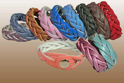 5-Strand Leather Wristband BRACELET