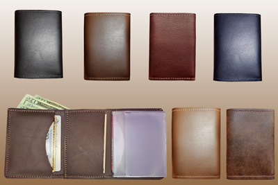 Leather Trifold WALLET