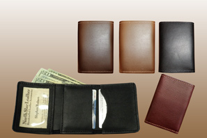 Leather Trifold Wallet with Window Seconds