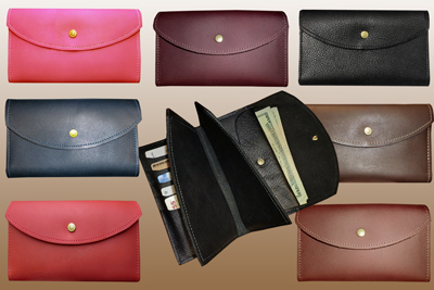 Women's Leather Credit Card Wallet