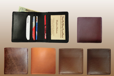 Leather Bi-Fold WALLET with Window