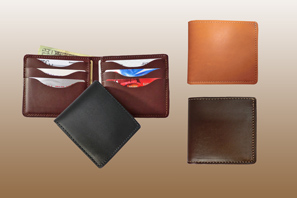 Credit Card Leather Bifold Wallet Seconds