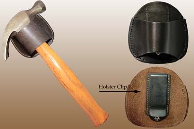 LEATHER Hammer Loop With Clip