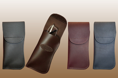 LEATHER Eyeglass case with Flap