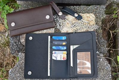 Credit Card Leather Trucker Wallet