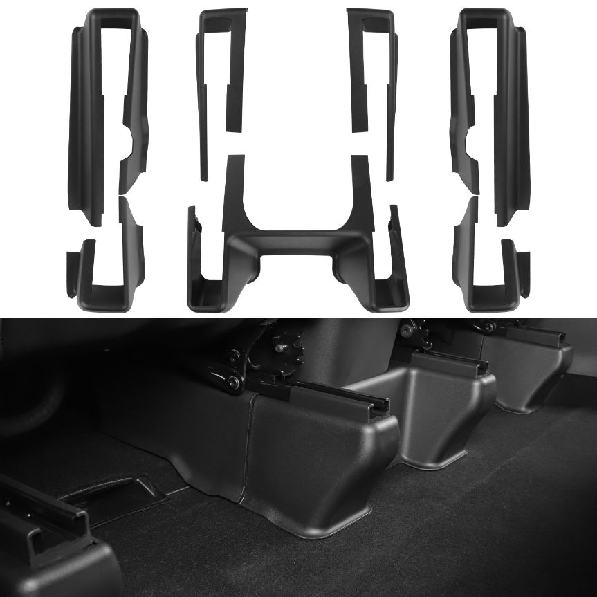 7PCS Seat Slide Rail Pad Cover Protectors for Tesla Model Y