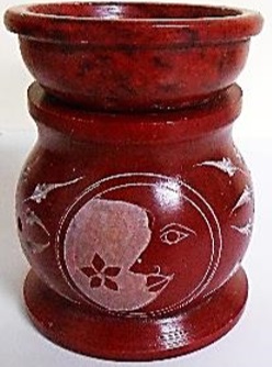 Moon Soapstone Oil Burner