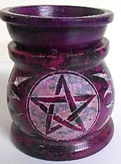 Pentagram Soapstone Oil Burner