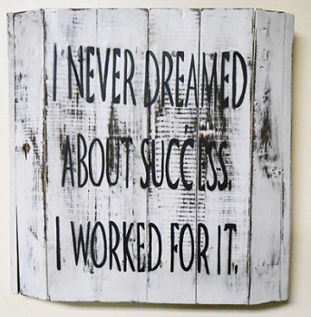 Success Plank SIGN