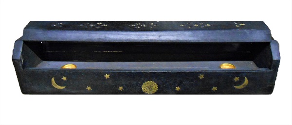 Black Sun and Moon Coffin Box