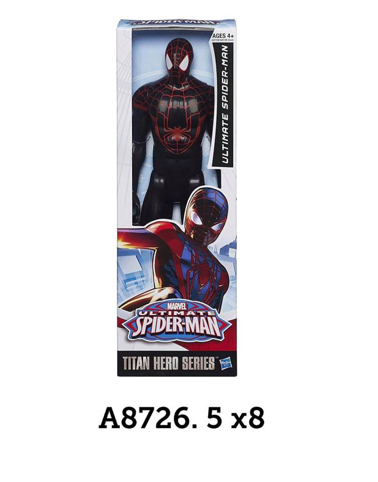 12'' Black Suit Spiderman