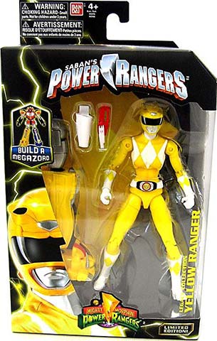 Power Rangers Legacy Mighty Morphin Metallic Yellow Ra