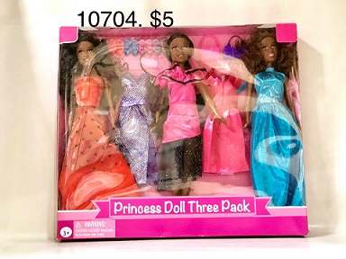 3Pack princess DOLL