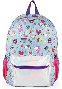 16'' Backpack (Unicorn DENIM) Item No:KAD9886393