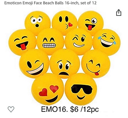 Emoji BEACH Ball