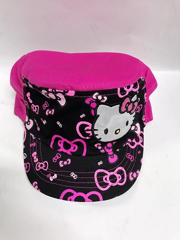 Cartoon Hat- HELLO KITTY Round