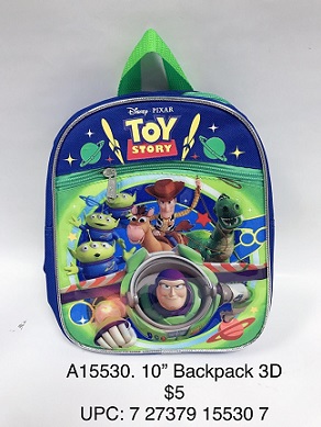10'' Backpack 3D- TOY Story (A15530)