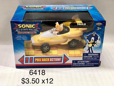 Sonic Pull Back Racer Car (Tails)